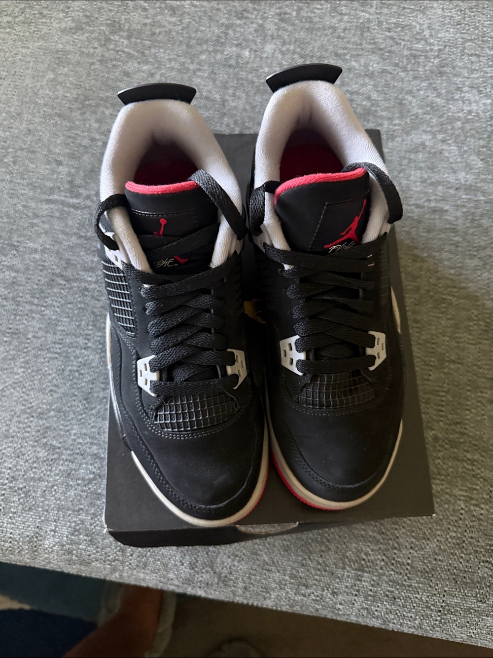 Jordan Men's Black and Red Low-Top Sneakers